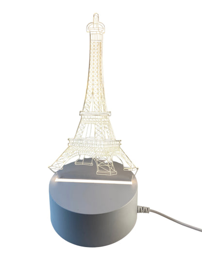 Lampada LED Tour Eiffel 3D