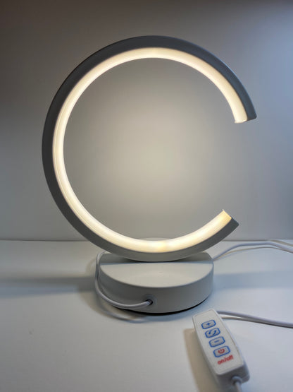 Lampada da tavolo LED ad anello dimmerabile